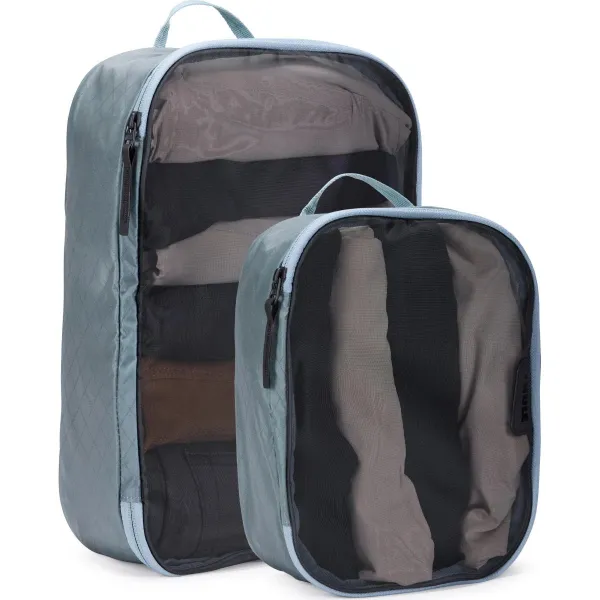 Thule Packing Cube Set, 1x Medium, 1x Small | Packing Cube | Pond Gray