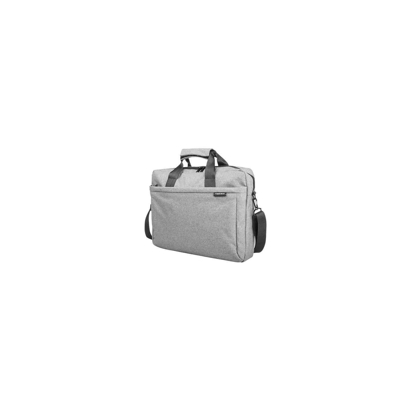 Natec Laptop Bag, Mustela, 15.6", Grey | Natec | Mustela | Fits up to size 15.6 " | Toploading laptop case | Shoulder strap | Gr