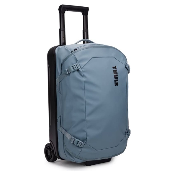 Thule | Carry-on Wheeled Duffel Suitcase, 55cm | Chasm | Luggage | Waterproof | Pond Gray