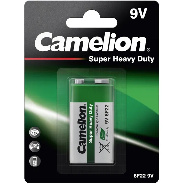 Camelion | 6F22-BP1G | 9V/6F22 | Super Heavy Duty | 1 pc(s)