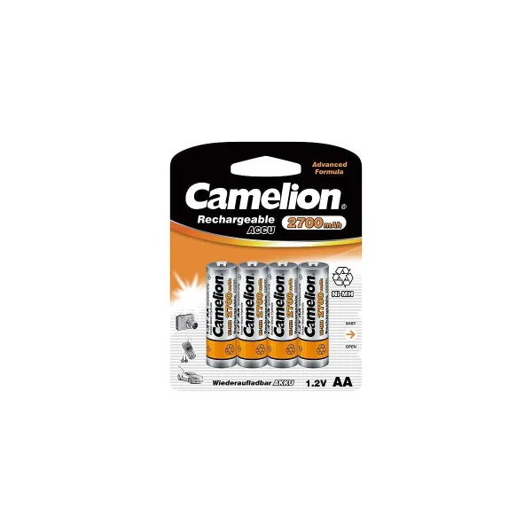Camelion | AA/HR6 | 2700 mAh | Rechargeable Batteries Ni-MH | 4 pc(s)