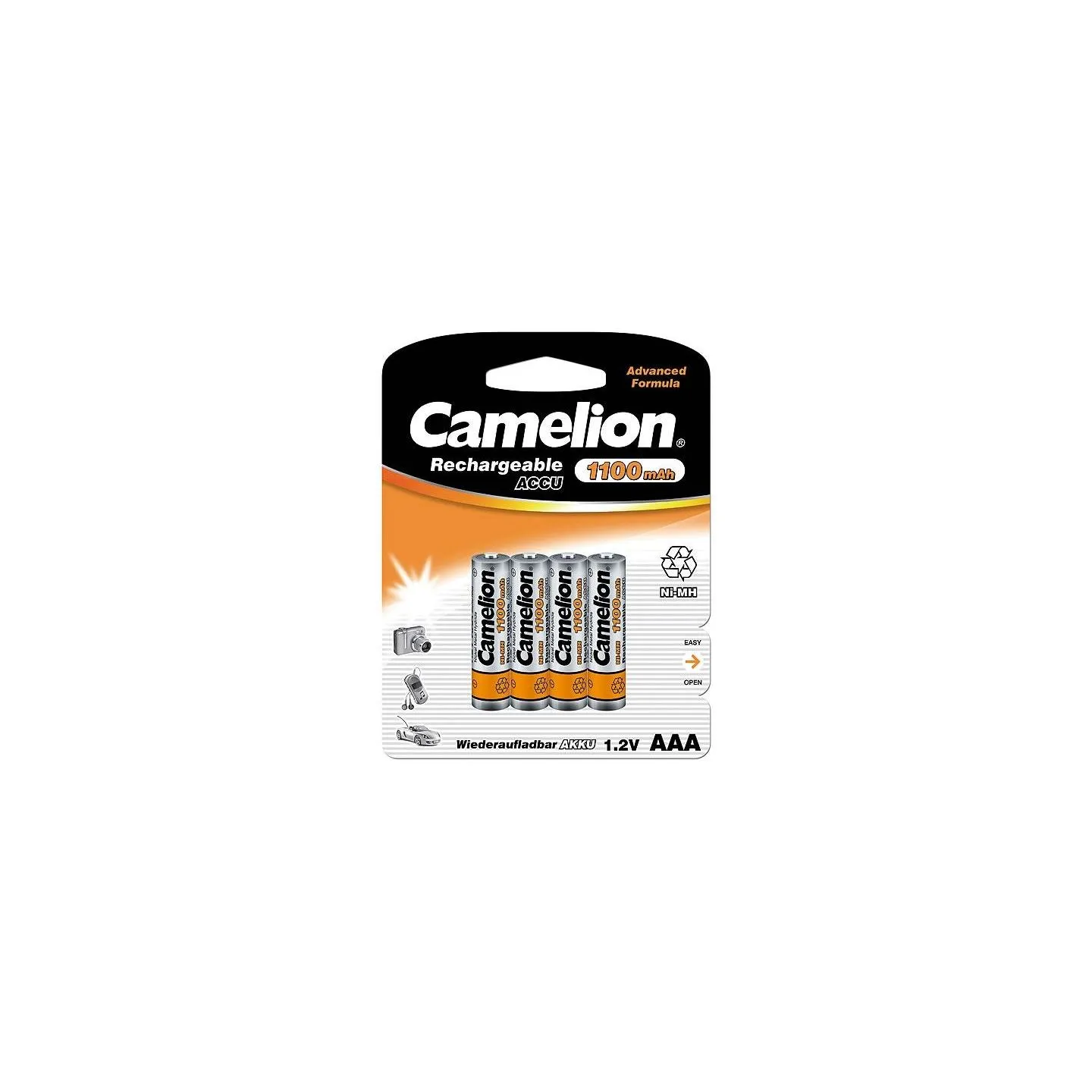Camelion | AAA/HR03 | 1100 mAh | Rechargeable Batteries Ni-MH | 4 pc(s)