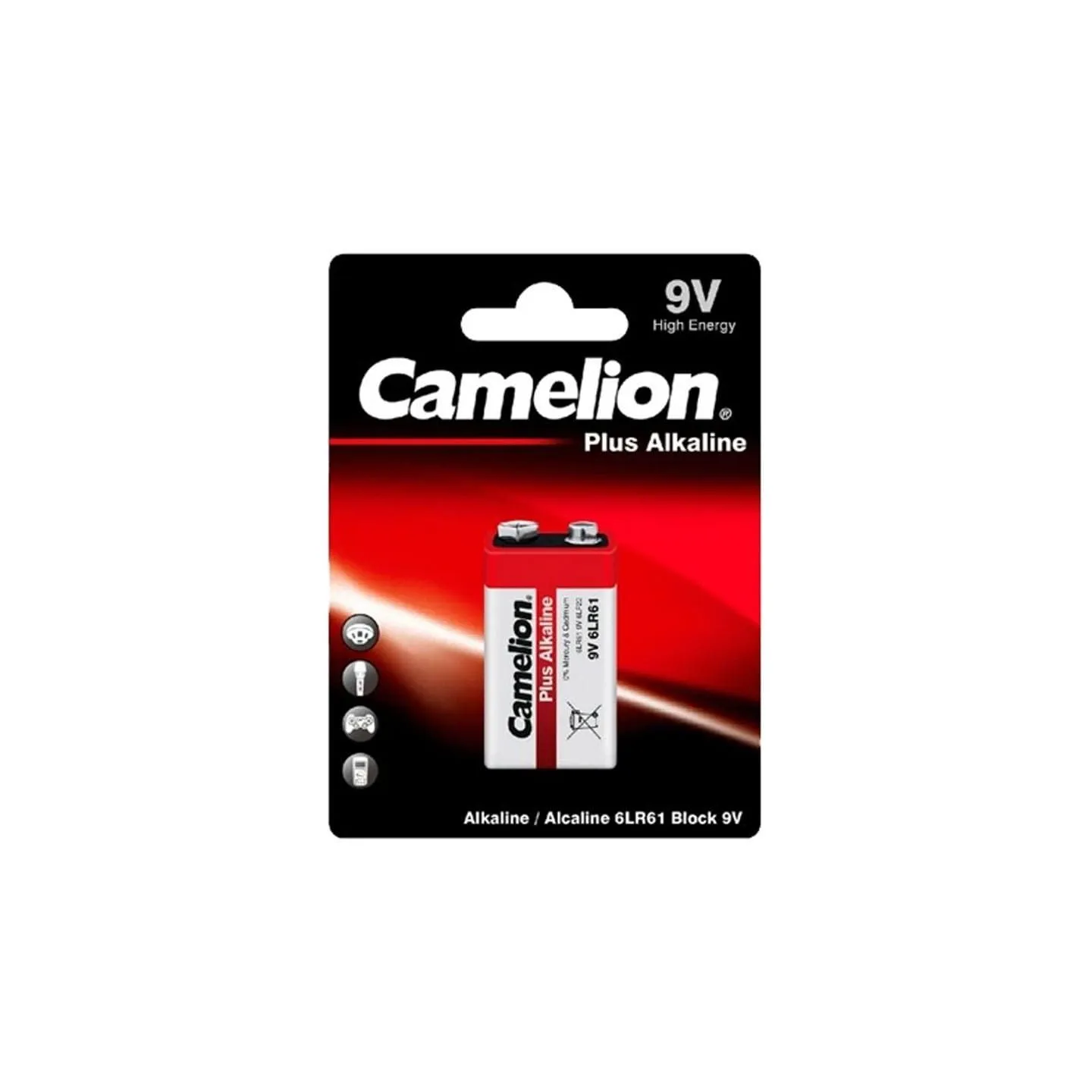 Camelion | 6LF22-BP1 | 9V/6LR61 | Plus Alkaline 6LR61 | 1 pc(s)