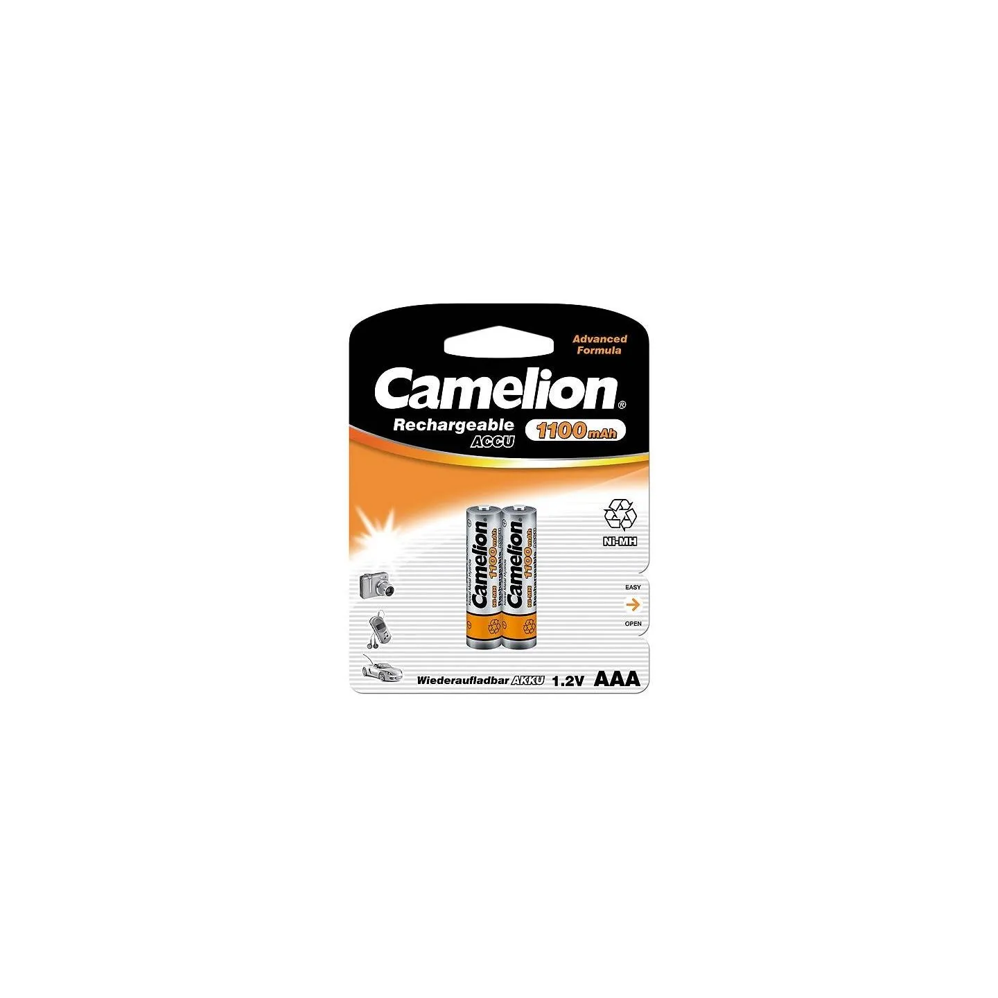 Camelion | AAA/HR03 | 1100 mAh | Rechargeable Batteries Ni-MH | 2 pc(s)