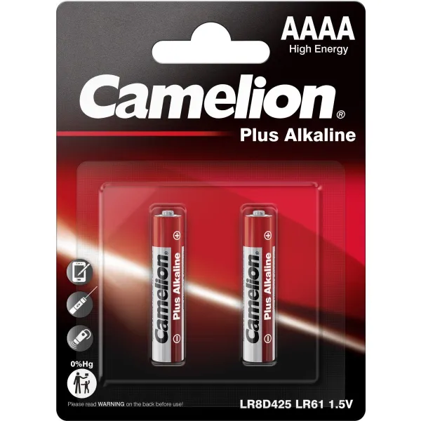 Camelion | Plus Alkaline 1.5V (LR61), 2-pack | AAAA