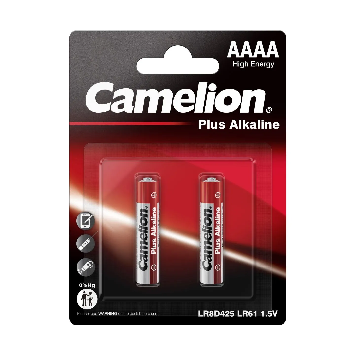 Camelion | Plus Alkaline 1.5V (LR61), 2-pack | AAAA