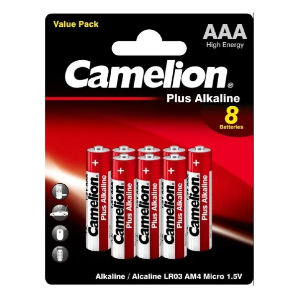 Camelion | AAA/LR03 | Plus Alkaline | 8 pc(s)