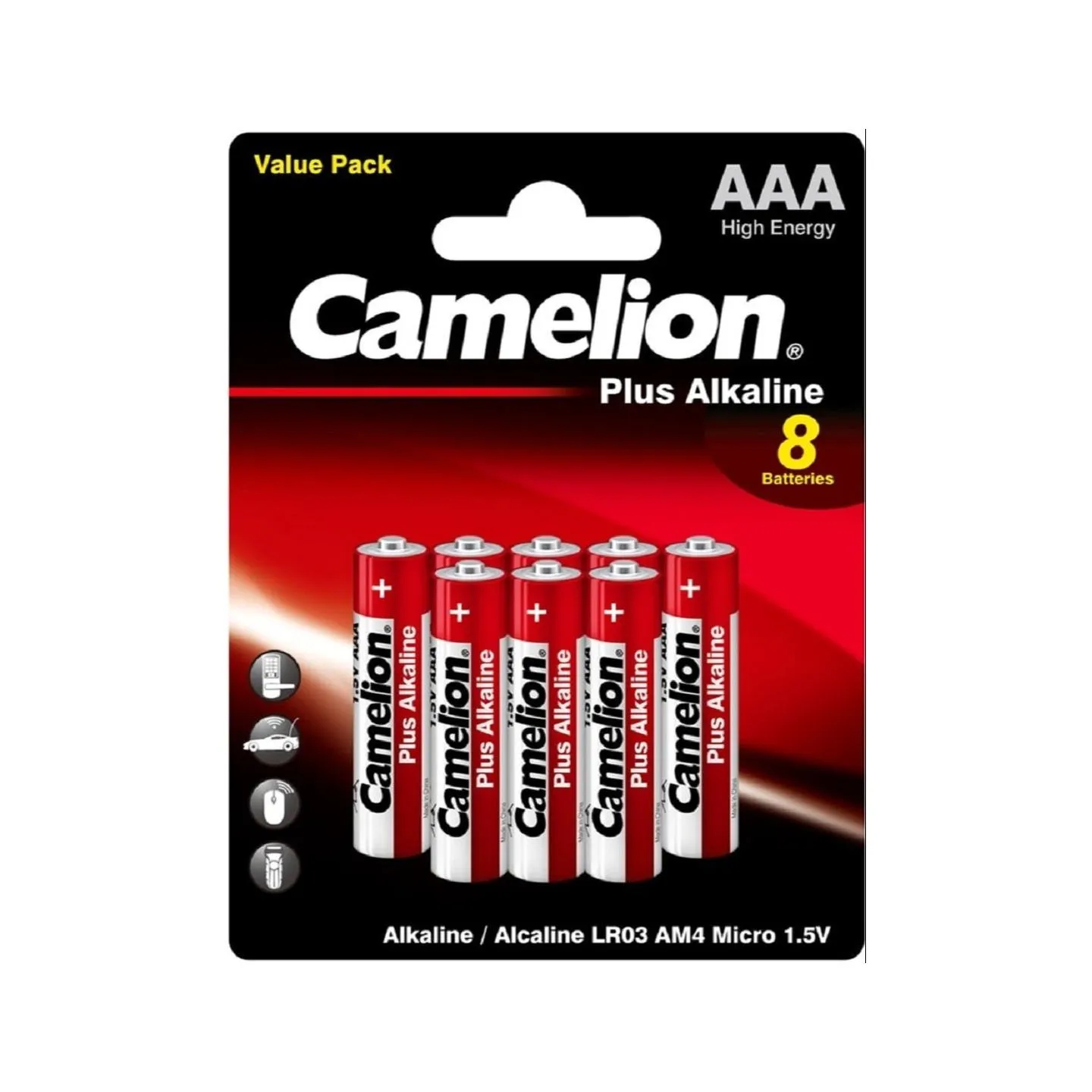 Camelion | AAA/LR03 | Plus Alkaline | 8 pc(s)