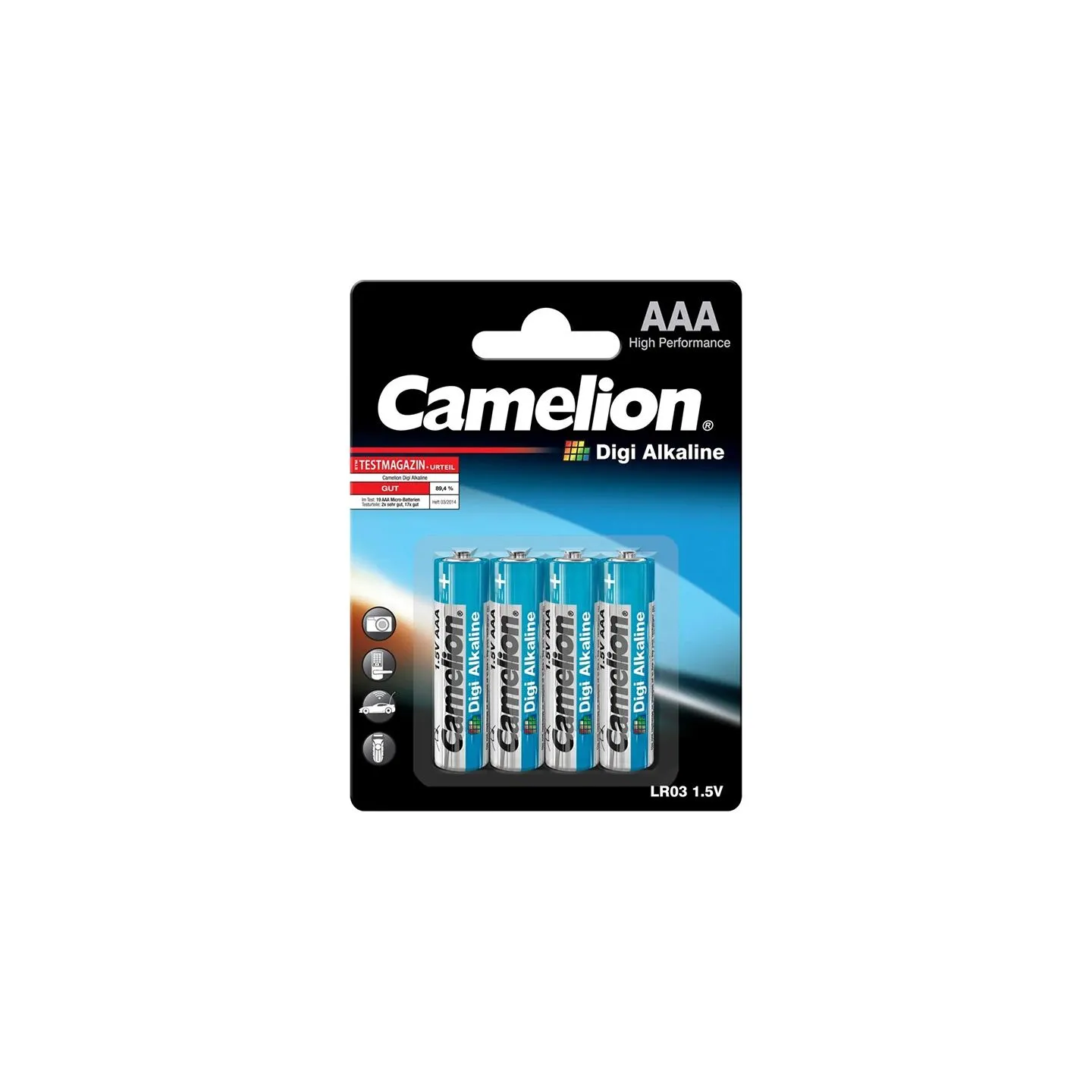 Camelion | LR03-BP4DG | AAA/LR03 | Digi Alkaline | 4 pc(s)