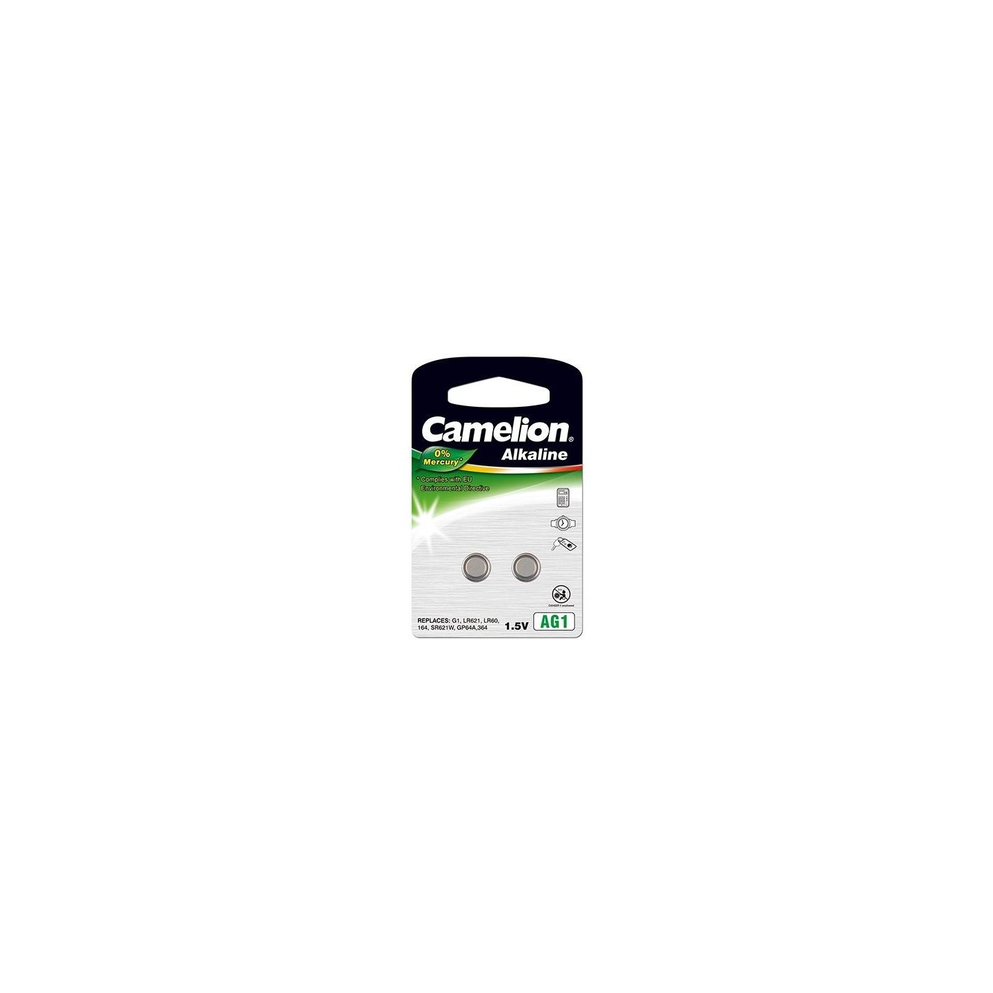 Camelion | AG1/LR60/LR621/364 | Alkaline Buttoncell | 2 pc(s)