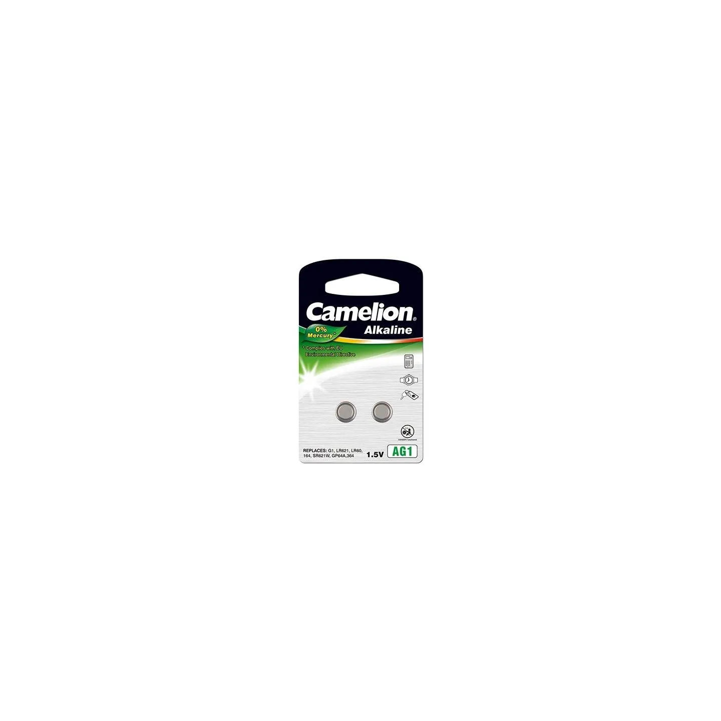 Camelion | AG1/LR60/LR621/364 | Alkaline Buttoncell | 2 pc(s)