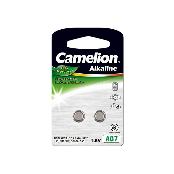 Camelion | AG7/LR57/LR926/395 | Alkaline Buttoncell | 2 pc(s)