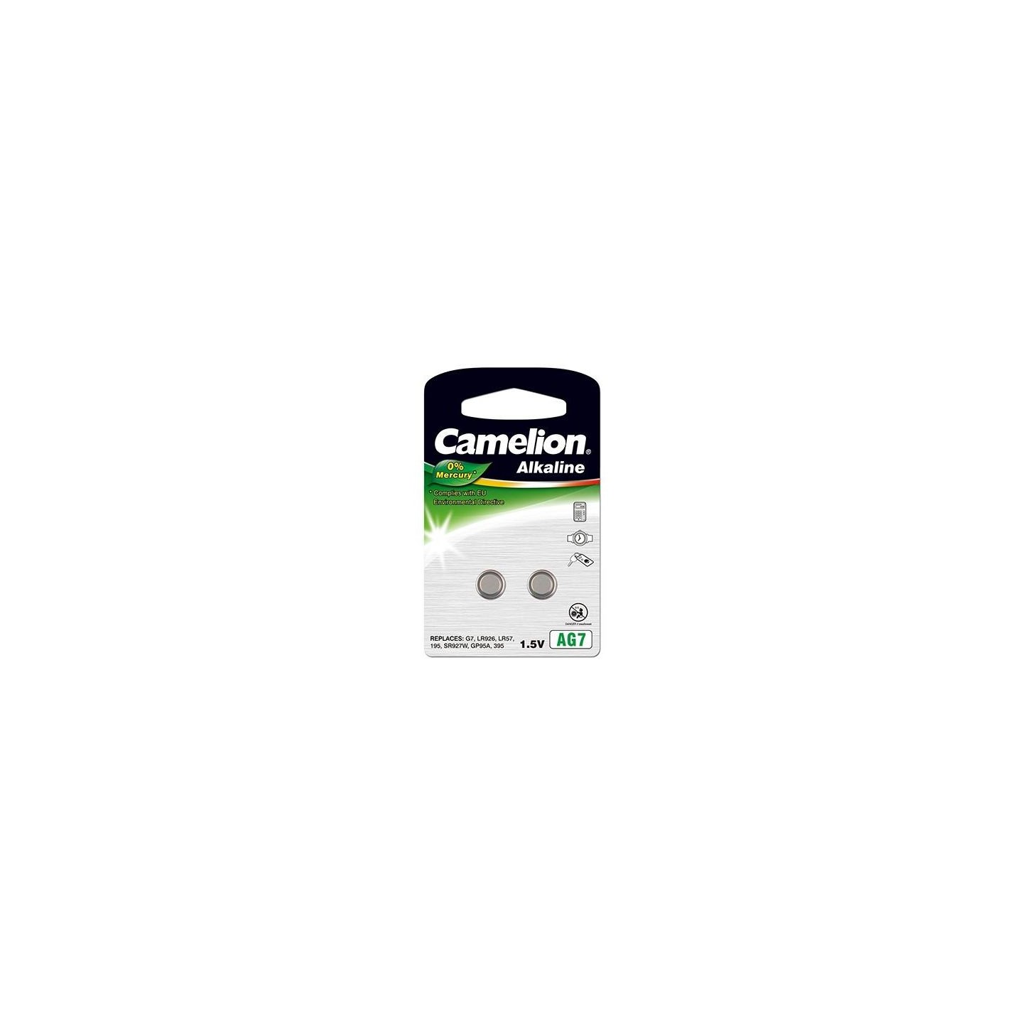 Camelion | AG7/LR57/LR926/395 | Alkaline Buttoncell | 2 pc(s)