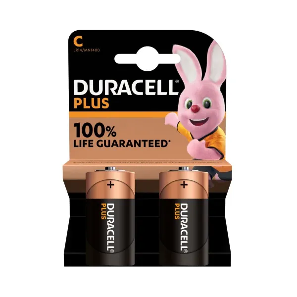 Duracell | Plus MN1400 | C | Alkaline | 2 pc(s)