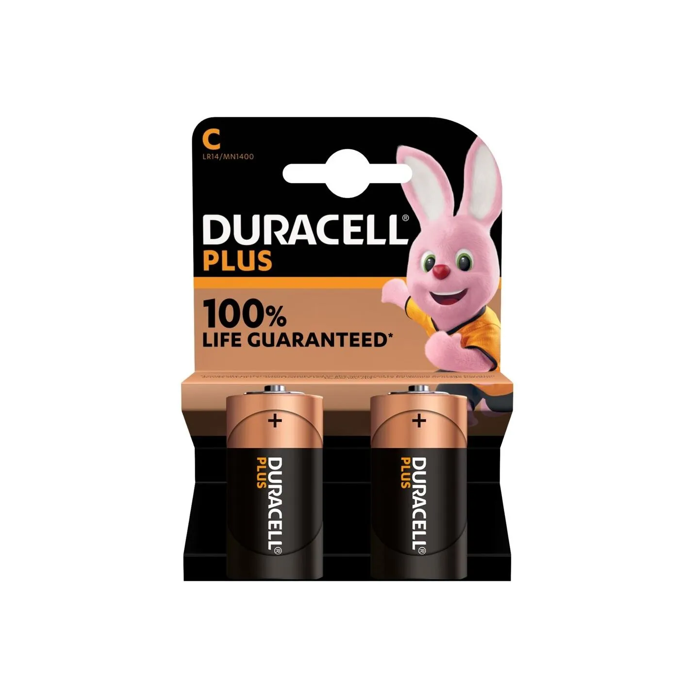 Duracell | Plus MN1400 | C | Alkaline | 2 pc(s)