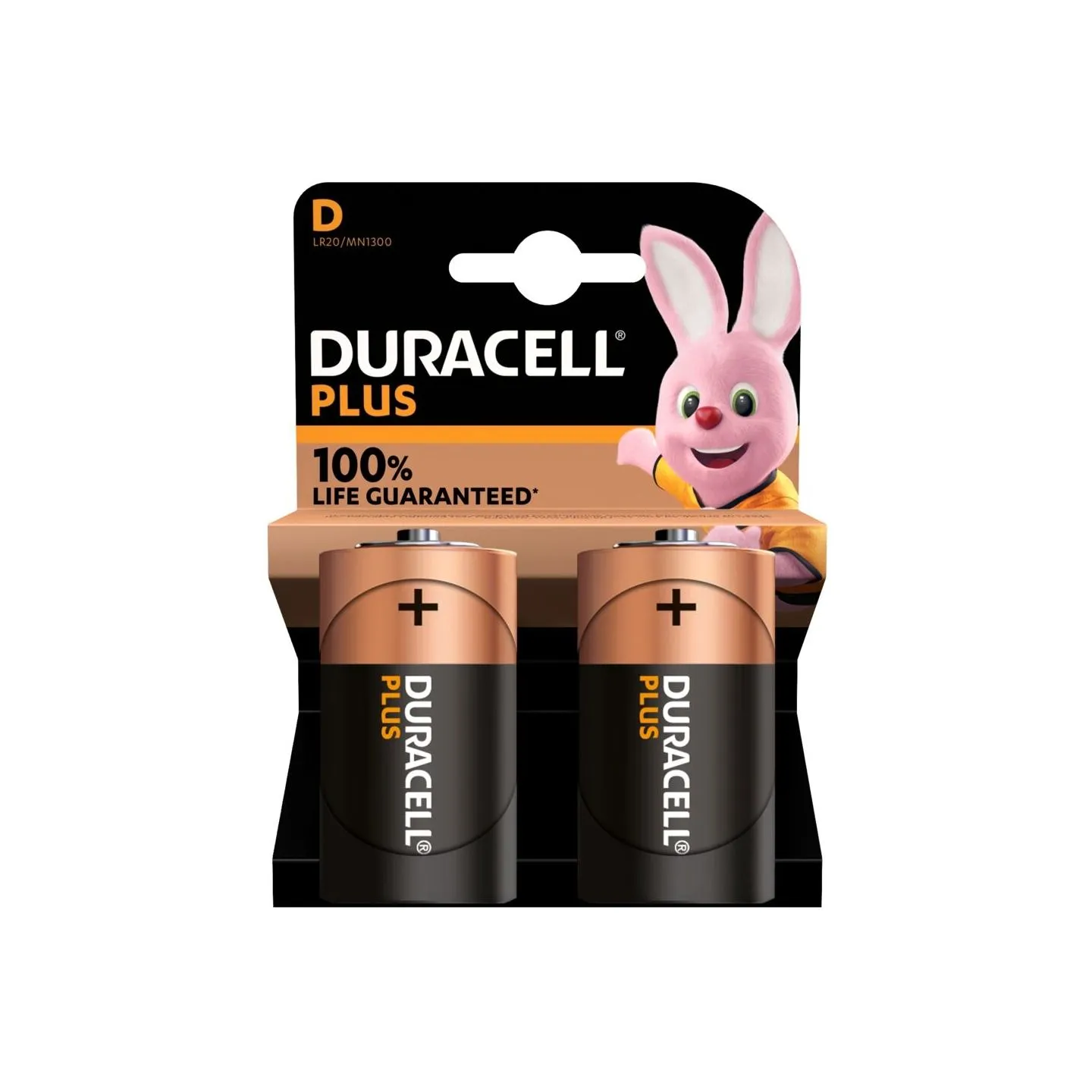 Duracell | Plus MN1300 | D | Alkaline | 2 pc(s)