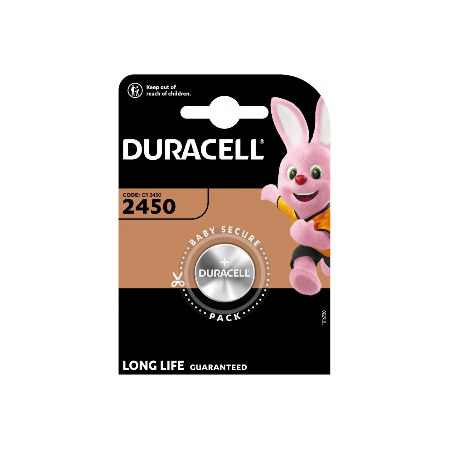 Duracell | Battery | DL2450 BL1 | CR2450 | Lithium | 1 pc(s)