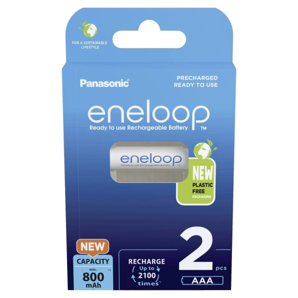Panasonic | Rechargeable Batteries | ENELOOP BK-4MCDE/2BE | AAA | 800 mAh | 2 pc(s)