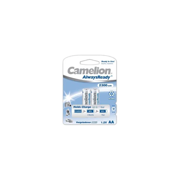Camelion | AA/HR6 | 2300 mAh | AlwaysReady Rechargeable Batteries Ni-MH | 2 pc(s)