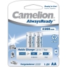 Camelion | AA/HR6 | 2300 mAh | AlwaysReady Rechargeable Batteries Ni-MH | 2 pc(s)