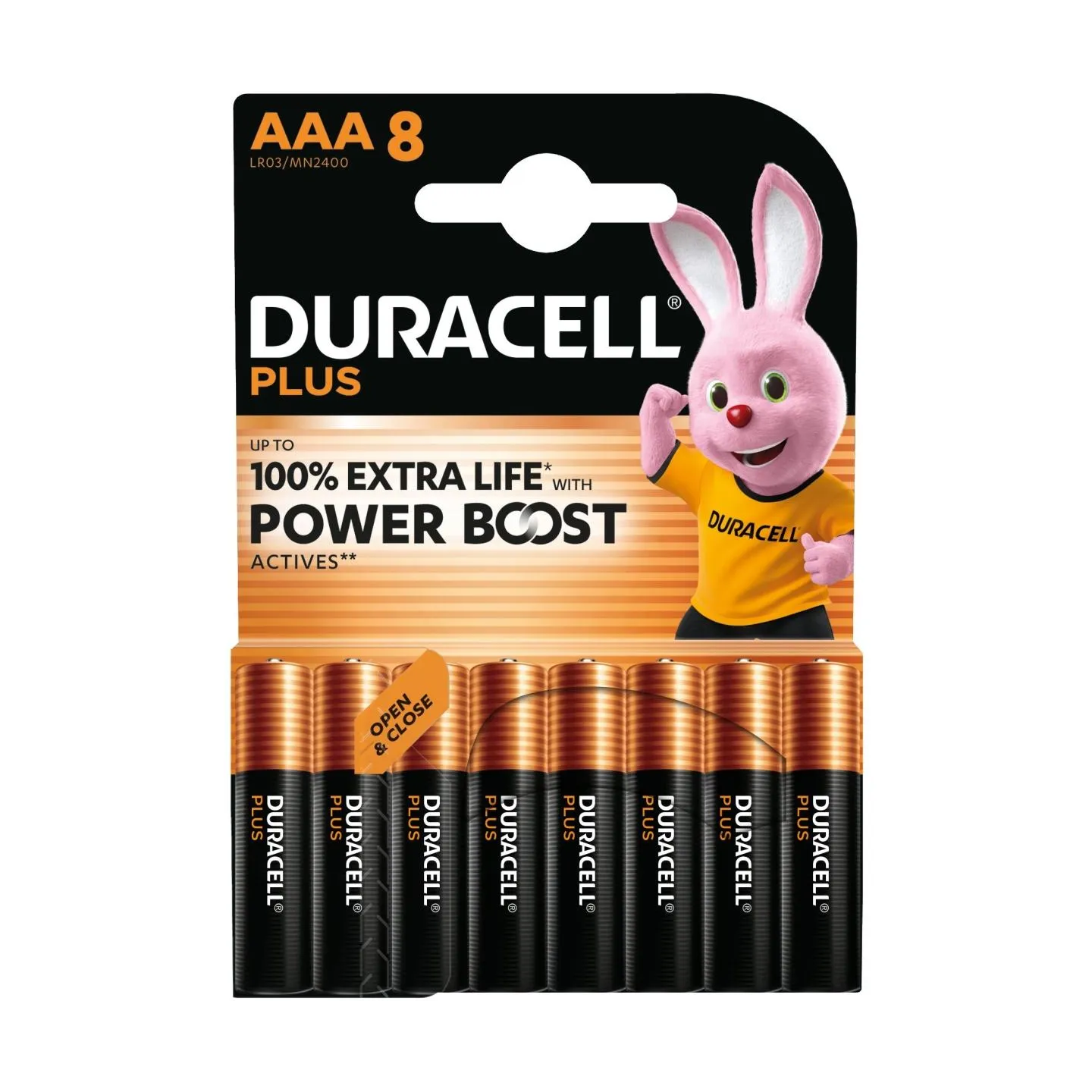 Duracell Plus Boost MN2400 BL8 | AAA | 8 pc(s)