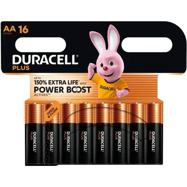 Duracell Plus Boost MN 1500 BL16 | AA