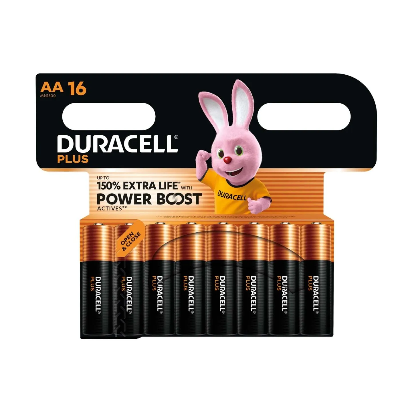 Duracell Plus Boost MN 1500 BL16 | AA