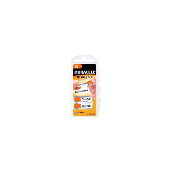 Duracell A13/DA13/ZL13 | Zinc air cells | 6 pc(s)
