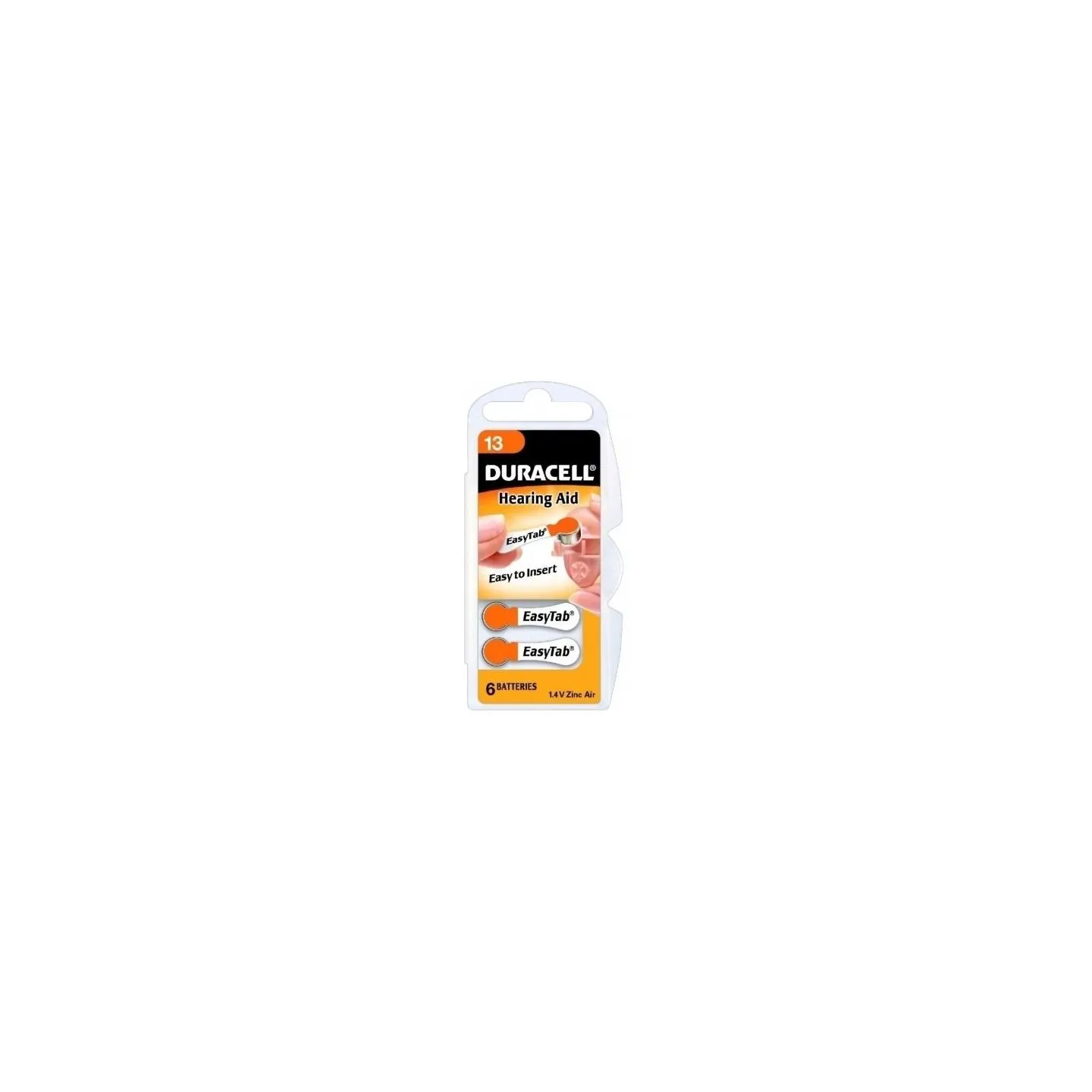 Duracell A13/DA13/ZL13 | Zinc air cells | 6 pc(s)