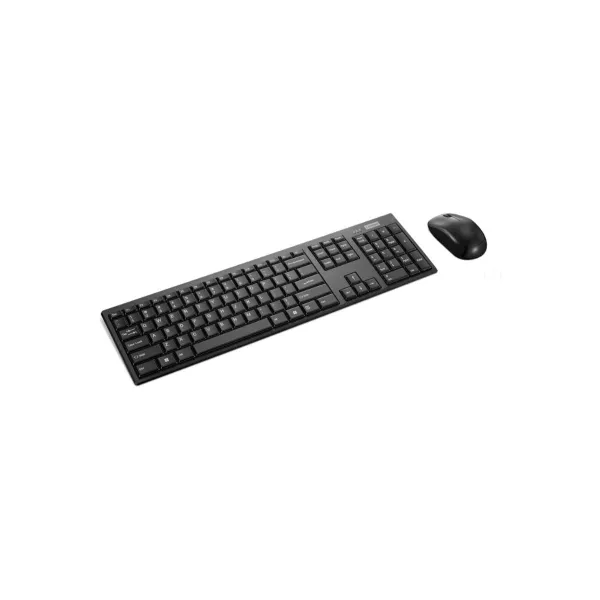 Lenovo 100 Wireless Combo Keyboard and Mouse | Keyboard and Mouse Set | Wireless | Mouse included | US Euro | Black
