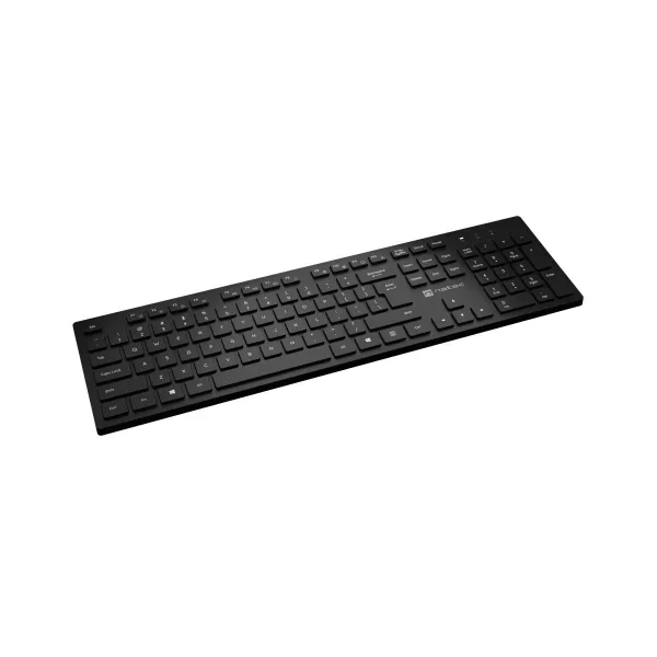 Natec Keyboard, Slim, US, Wiress, Black
