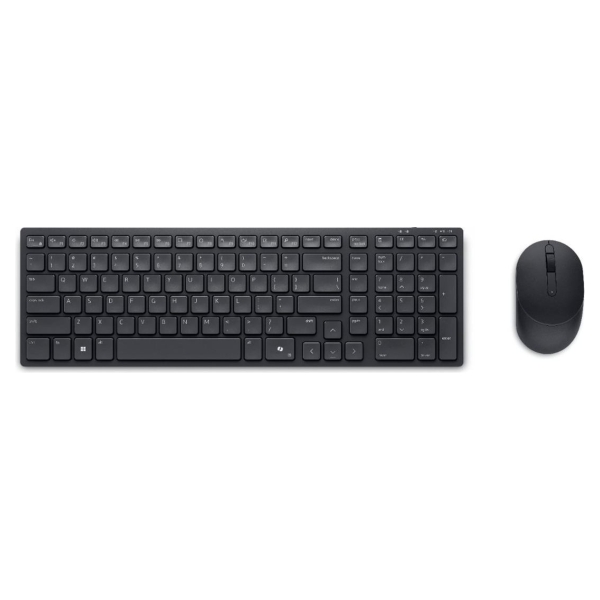 Dell | Silent Keyboard and Mouse | KM555 | Keyboard and Mouse Set | Wireless | Wireless connection | Ukrainian (QWERTY) | Black
