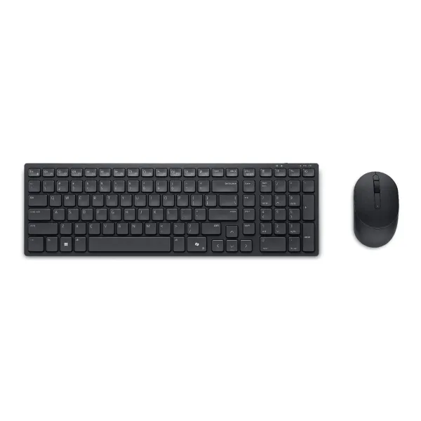 Dell | Silent Keyboard and Mouse | KM555 | Keyboard and Mouse Set | Wireless | Wireless connection | Ukrainian (QWERTY) | Black