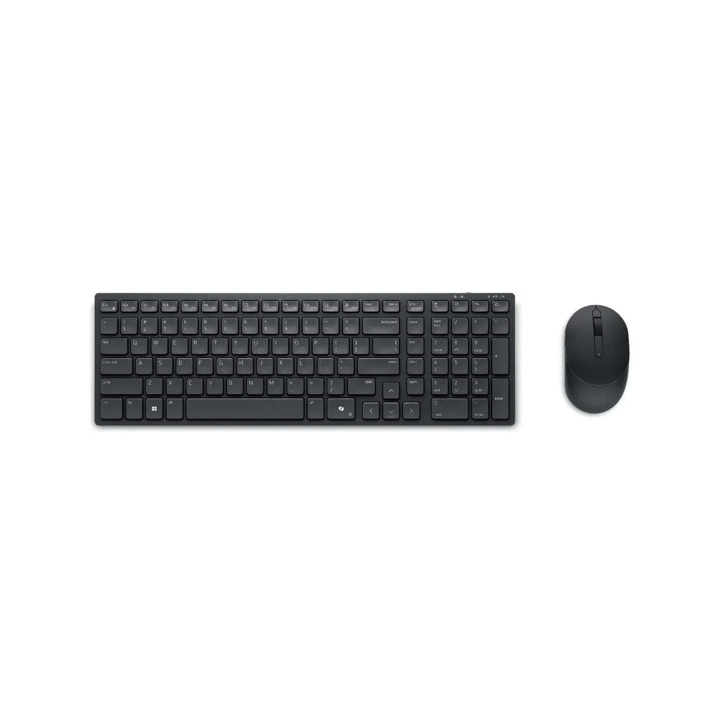 Dell | Silent Keyboard and Mouse | KM555 | Keyboard and Mouse Set | Wireless | Wireless connection | Ukrainian (QWERTY) | Black