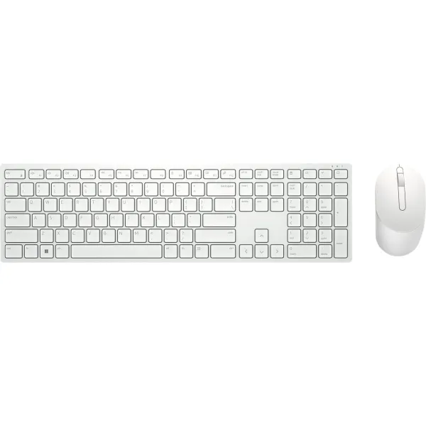 Dell | Keyboard and Mouse | KM5221W Pro | Keyboard and Mouse Set | Wireless | Mouse included | Russian | White