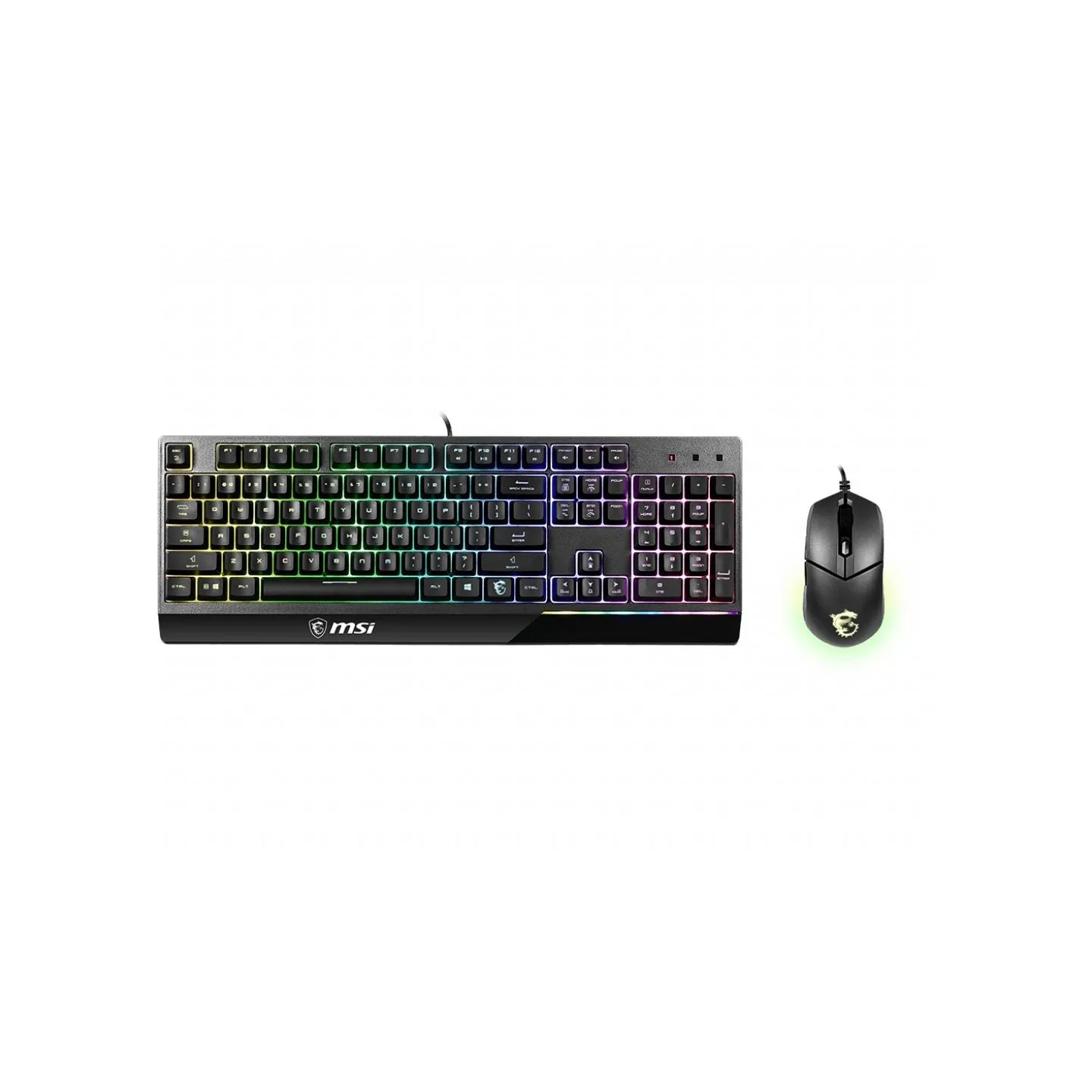 MSI | Vigor GK30 COMBO | Keyboard and Mouse Set | Wired | RGB LED light | US