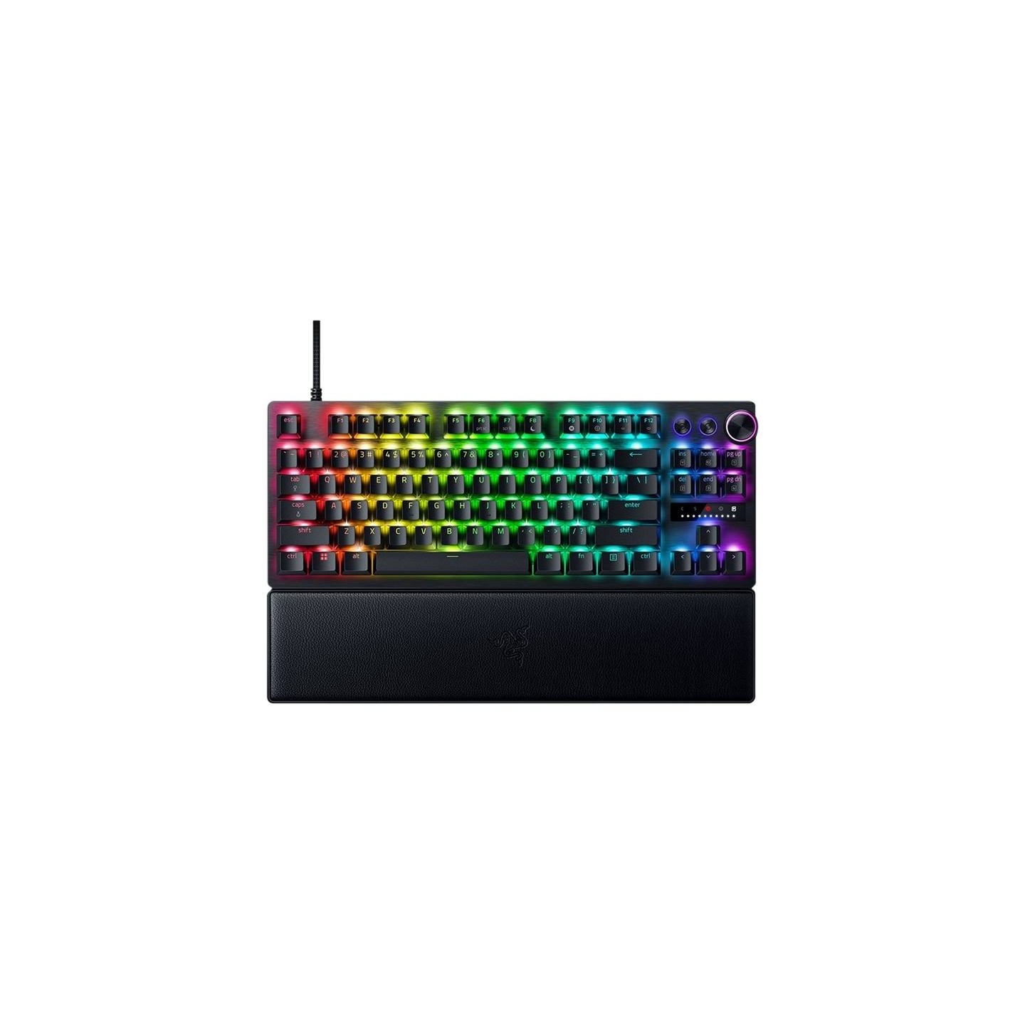 Razer | Huntsman V3 Pro Tenkeyless | Gaming Keyboard | Wired | US | Analog Optical | Black