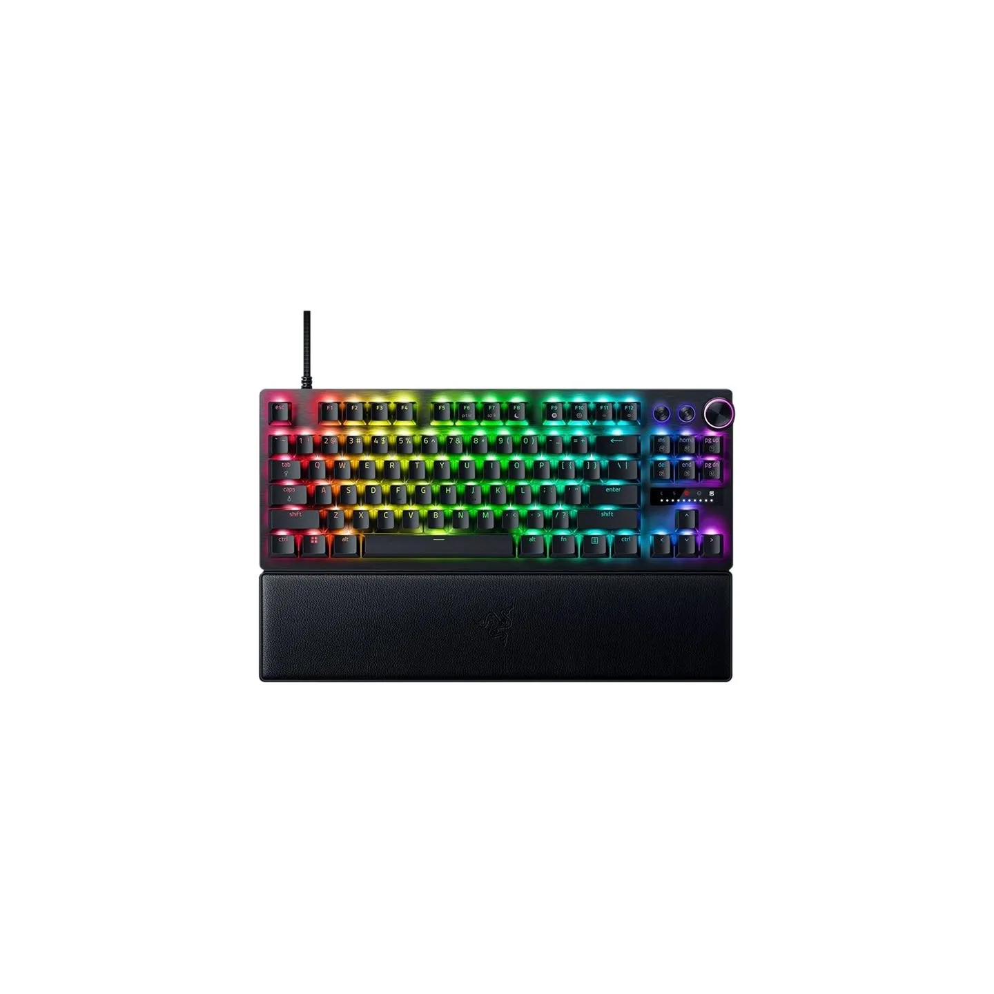 Razer | Huntsman V3 Pro Tenkeyless | Gaming Keyboard | Wired | US | Analog Optical | Black