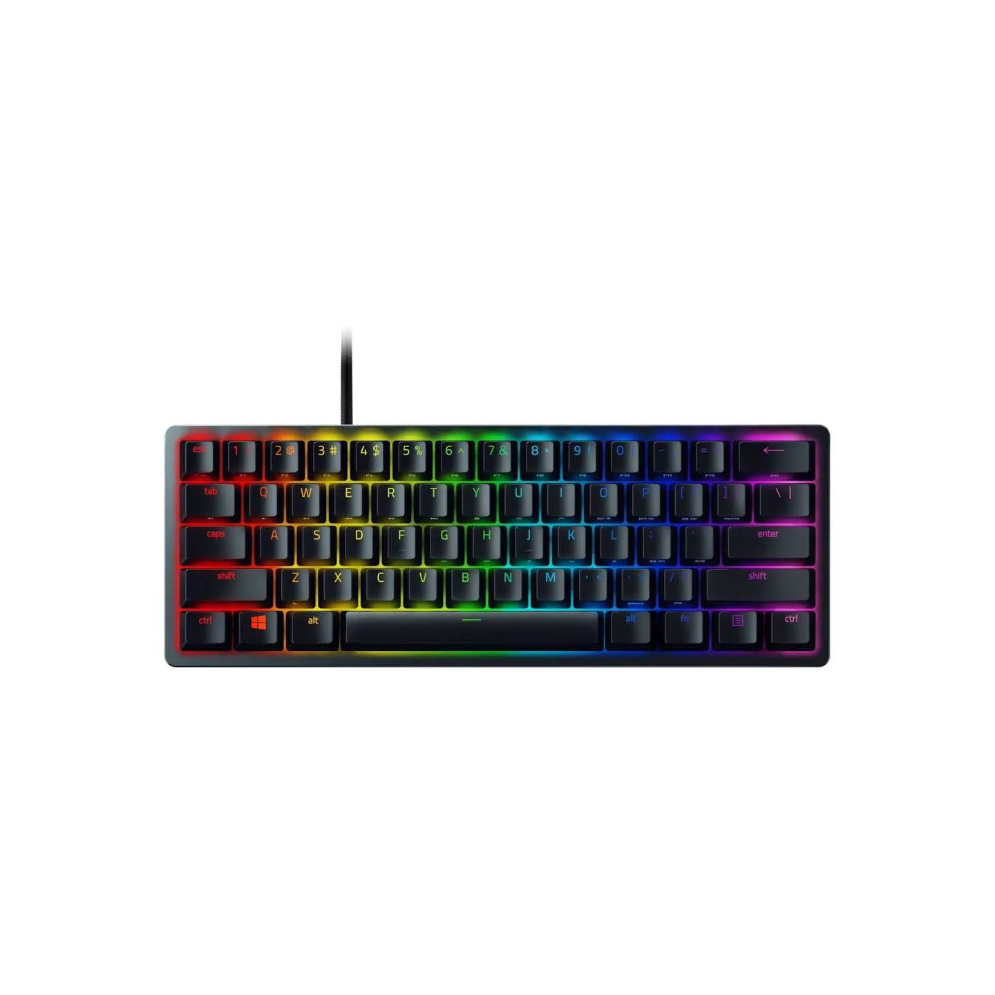 Razer | Huntsman Mini 60% | Gaming keyboard | Wired | Opto-Mechanical | RGB LED light | NORD