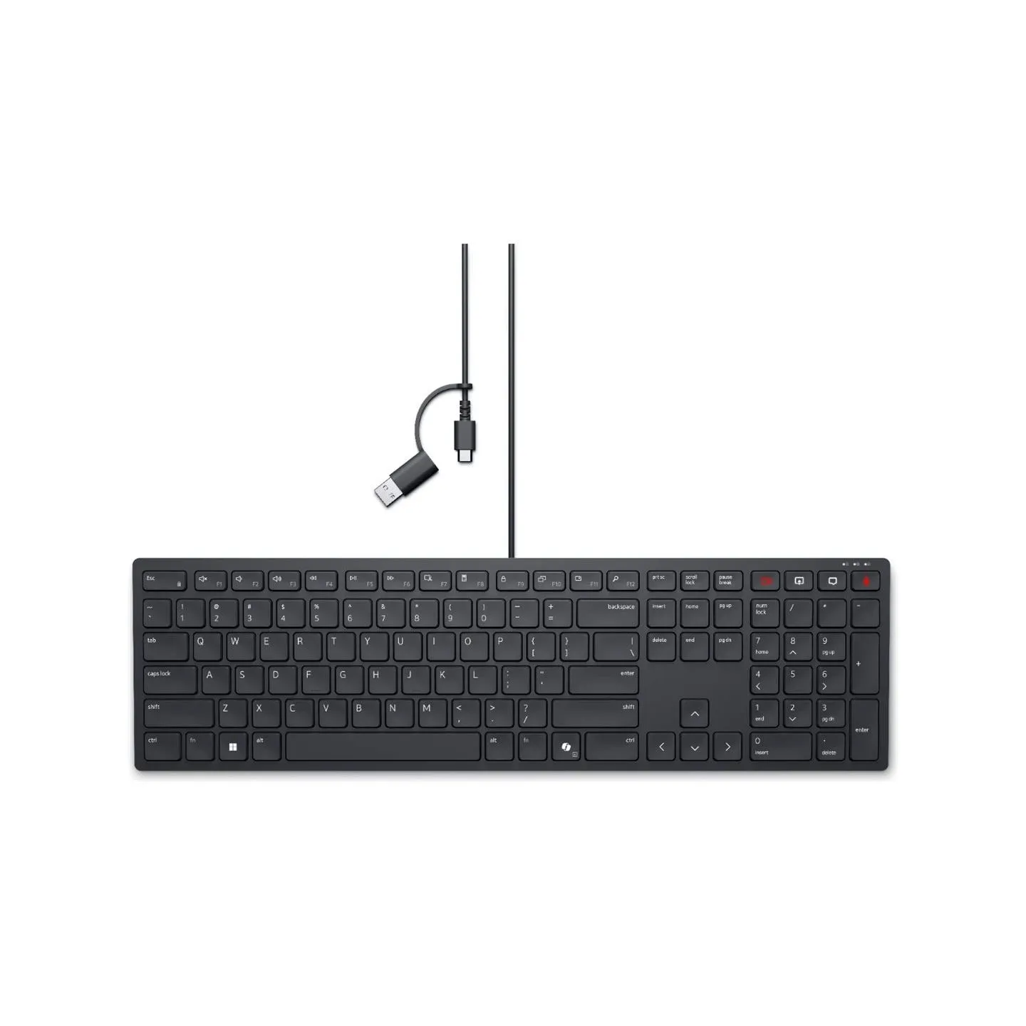 Dell | Collaboration Keyboard | KB525C | Keyboard | Wired | US (QWERTY) | Black