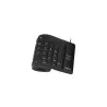 Logilink | Flexible waterproof Keyboard USB + PS/2 | ID0019A | Flexible keyboard | Wired | DE | Black