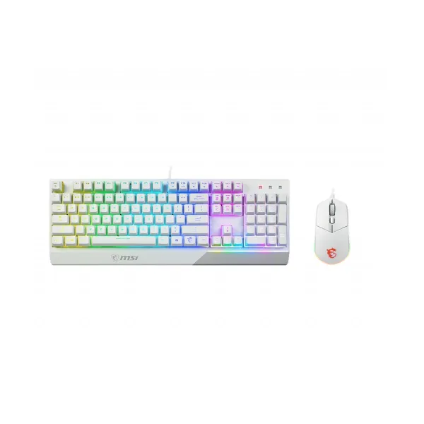 MSI | Vigor GK30 COMBO WHITE | Keyboard and Mouse Set | Wired | Mouse included | US | White
