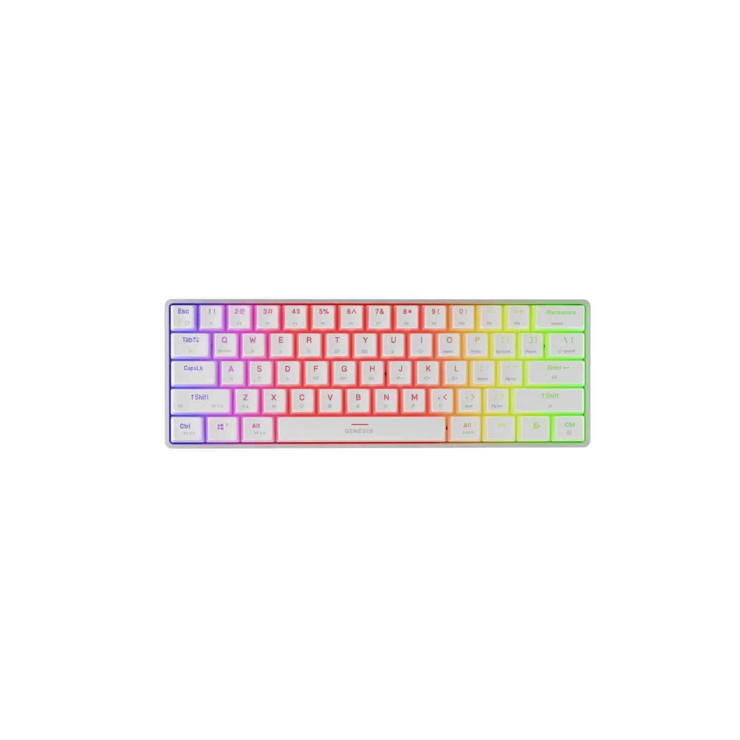 Genesis | THOR 660 G2 | Gaming keyboard | Wireless/Wired | US | Tactile | White