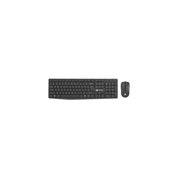 Natec | Keyboard and Mouse | Squid 2in1 Bundle | Keyboard and Mouse Set | Wireless | Wireless connection | US | Black