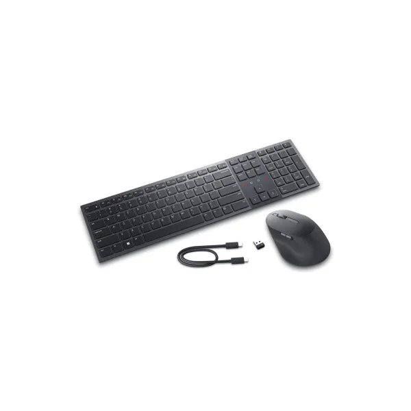 Dell | Premier Collaboration Keyboard and Mouse | KM900 | Keyboard and Mouse Set | Wireless | Wireless connection | US | Graphit