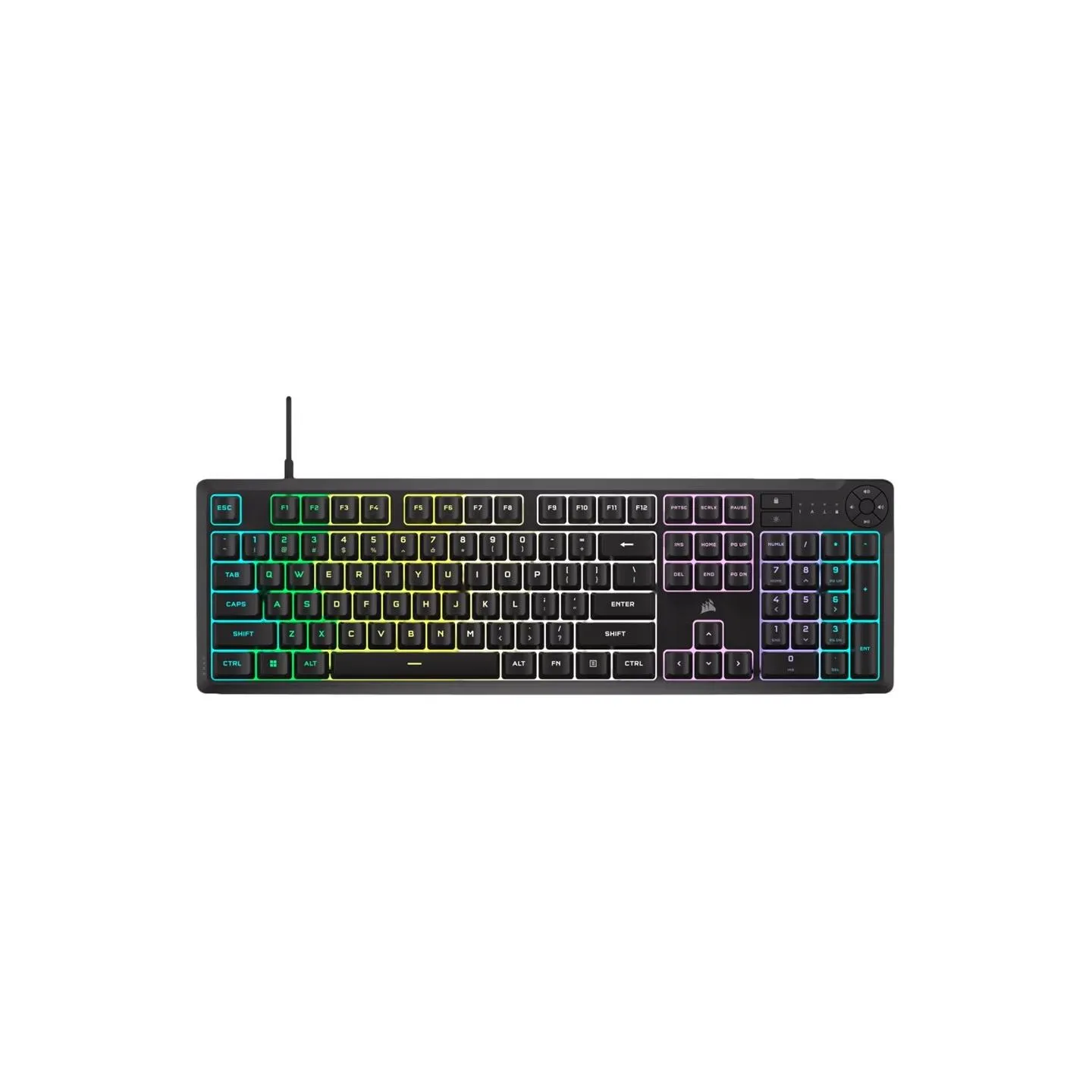 Corsair K55 CORE RGB | Gaming keyboard | Wired | NA | Black
