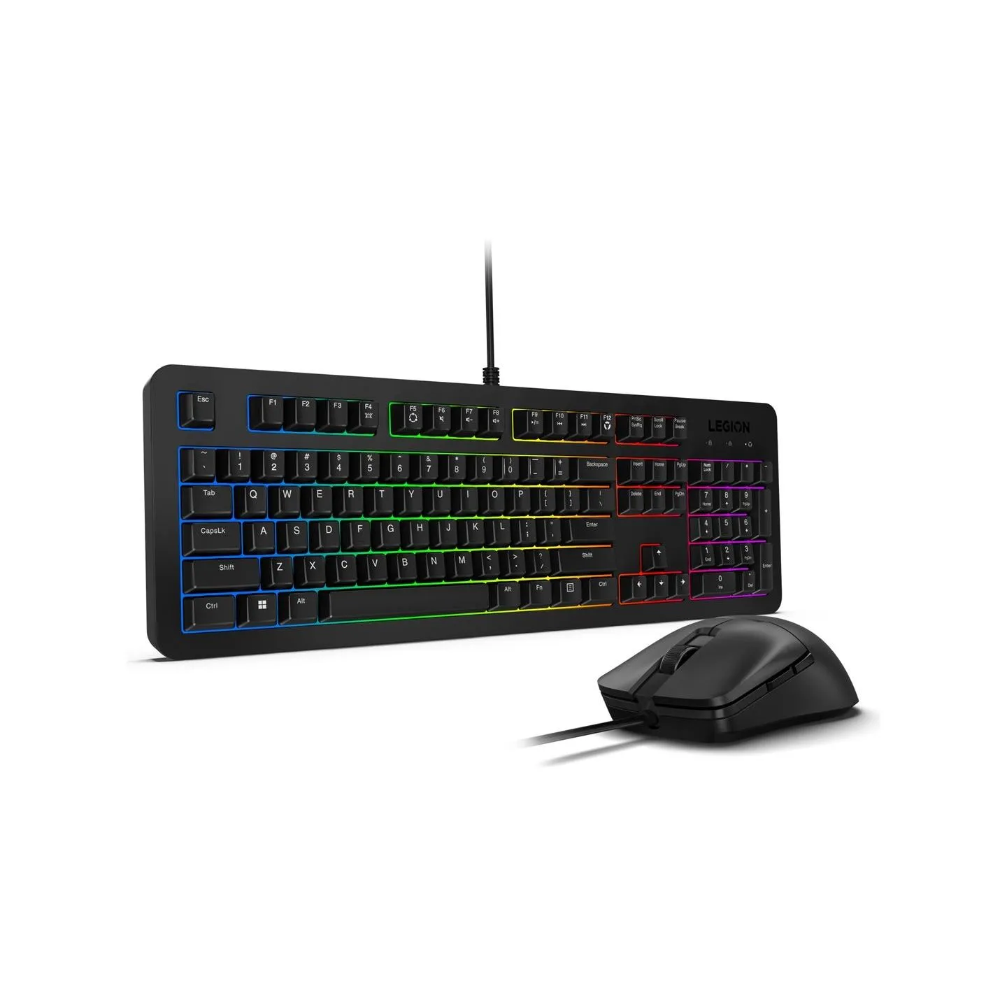 Lenovo Legion KM310 RGB | Gaming Keyboard and Mouse Set | Wired | US English | Black