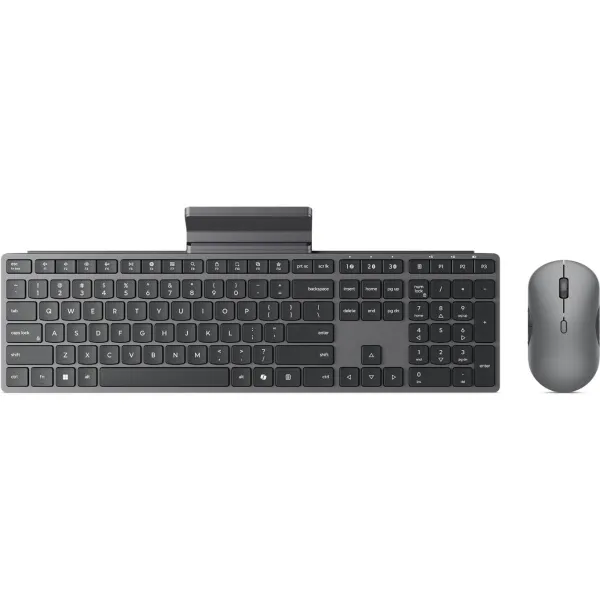 Lenovo | 700 Modern Multi-Device | Keyboard and Mouse Set | Wireless | Mouse included | Bluetooth | US | Luna Grey