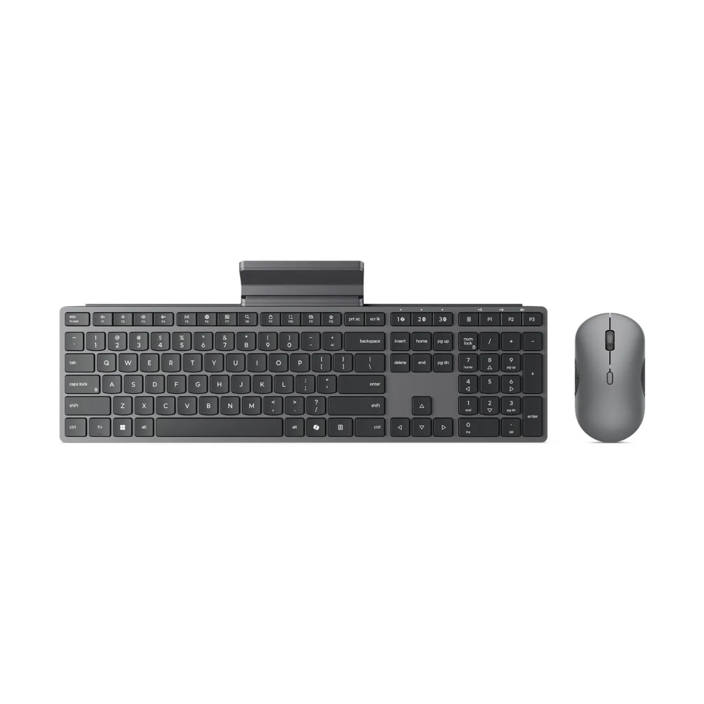 Lenovo | 700 Modern Multi-Device | Keyboard and Mouse Set | Wireless | Mouse included | Bluetooth | US | Luna Grey