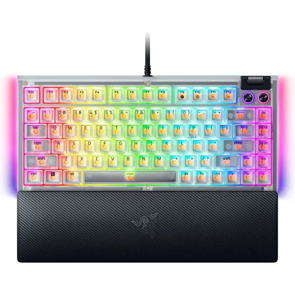 Razer Hot-swappable Mechanical Gaming Keyboard | BlackWidow V4 75% | Gaming Keyboard | Wired | US | Razer Mechanical Switches (T